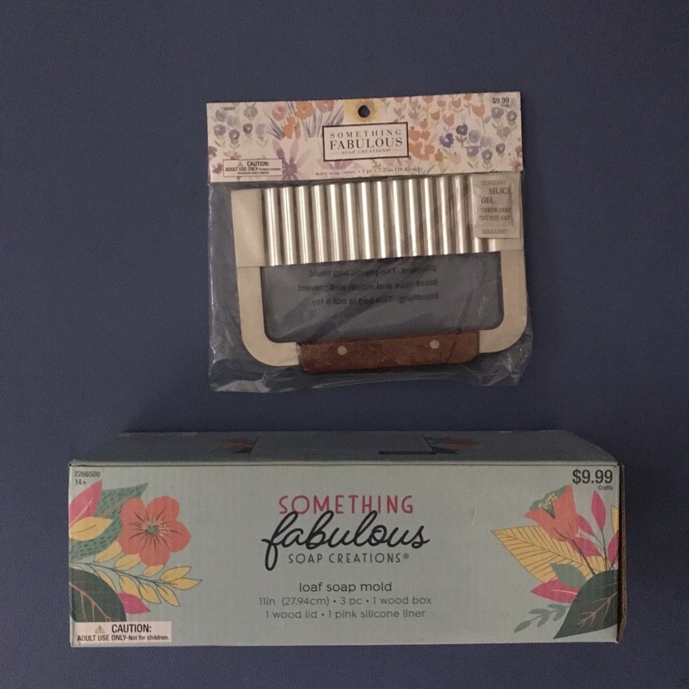Cream Soap Loaf Mold and cutter